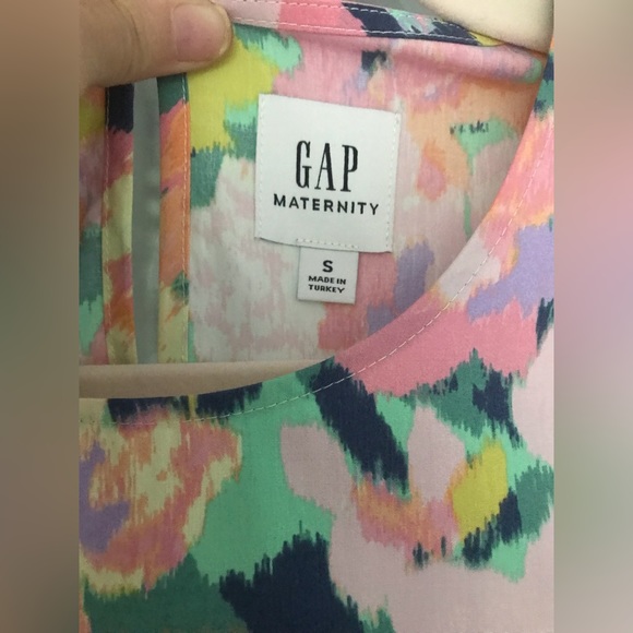 Gap Long sleeve multi colored maternity dress - Picture 6 of 7
